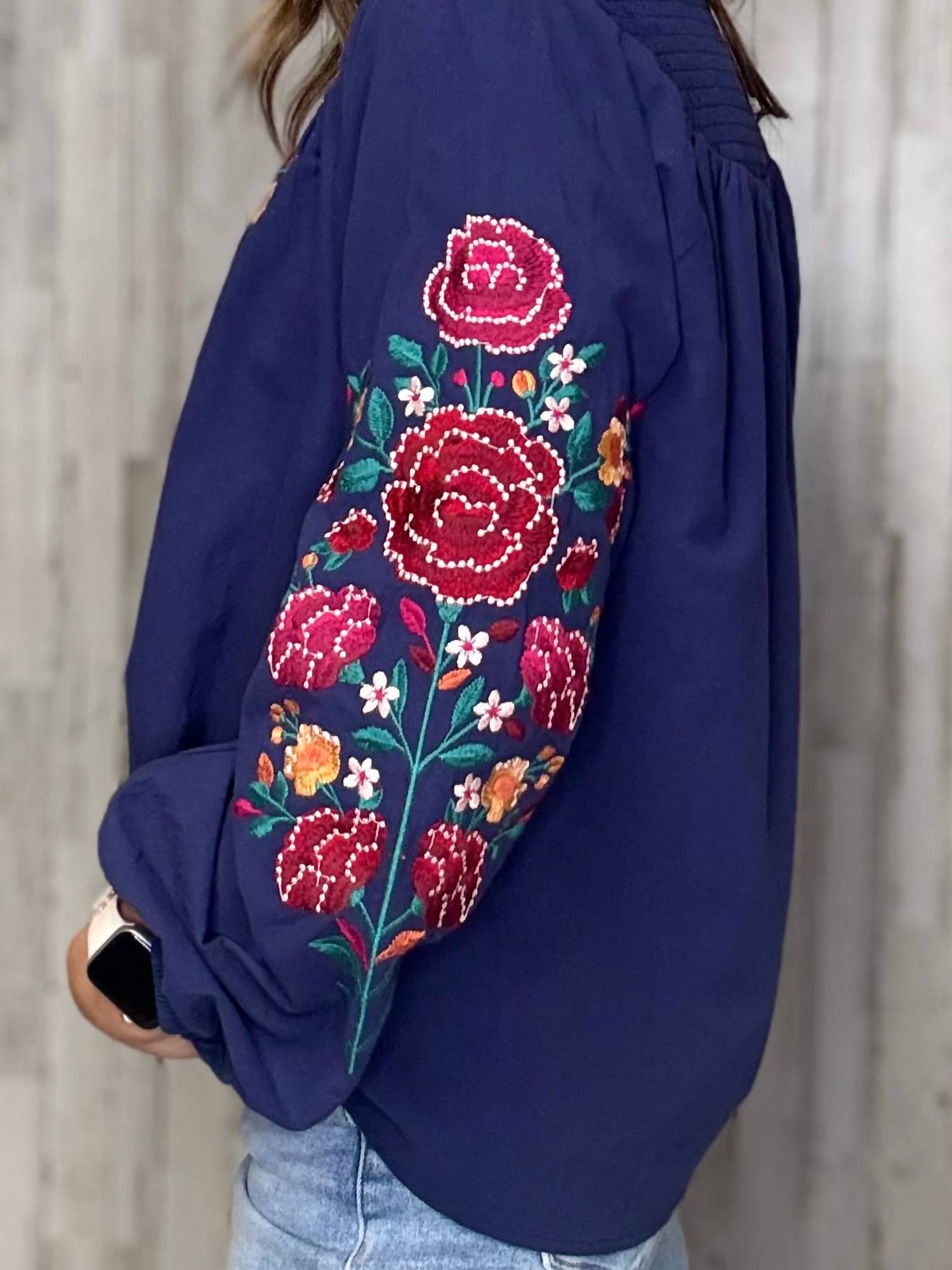 Andree By Unit - Stella Floral Embroidery Top