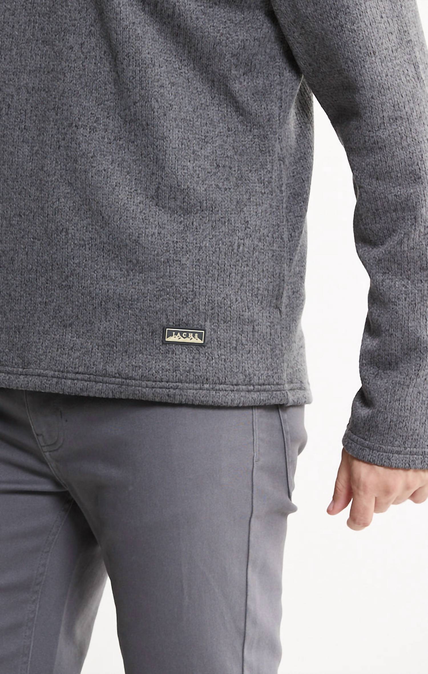 Jachs New York - Stretch Fleece Quarter Zip Pullover Sweater