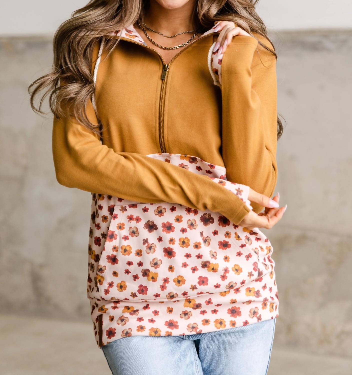 Ampersand Ave - Halfzip Hoodie