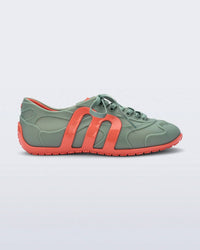 melissa Women's Motion Sneakers in orange green - women's sneaker
