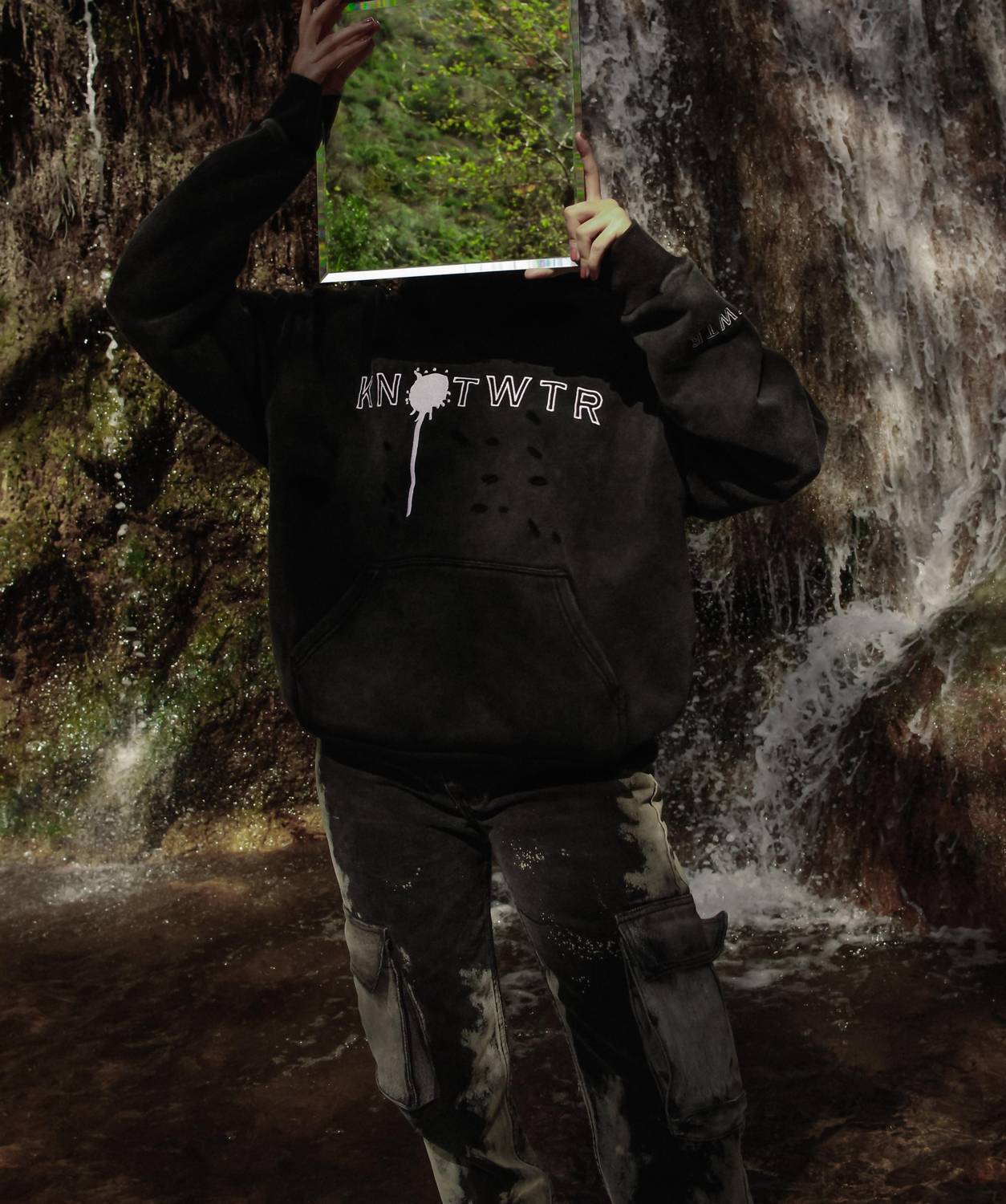 Knotwtr - Men's Distressed Hoodie
