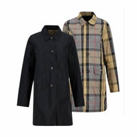 Barbour Women's Babbity Reversible Showerproof Jacket in black dress tartan - women's jacket - view 4