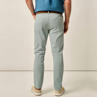 JOHNNIE-O Atlas Lightweight Stretch 5-Pocket Pant - 32" in abyss - men's pants - detail view