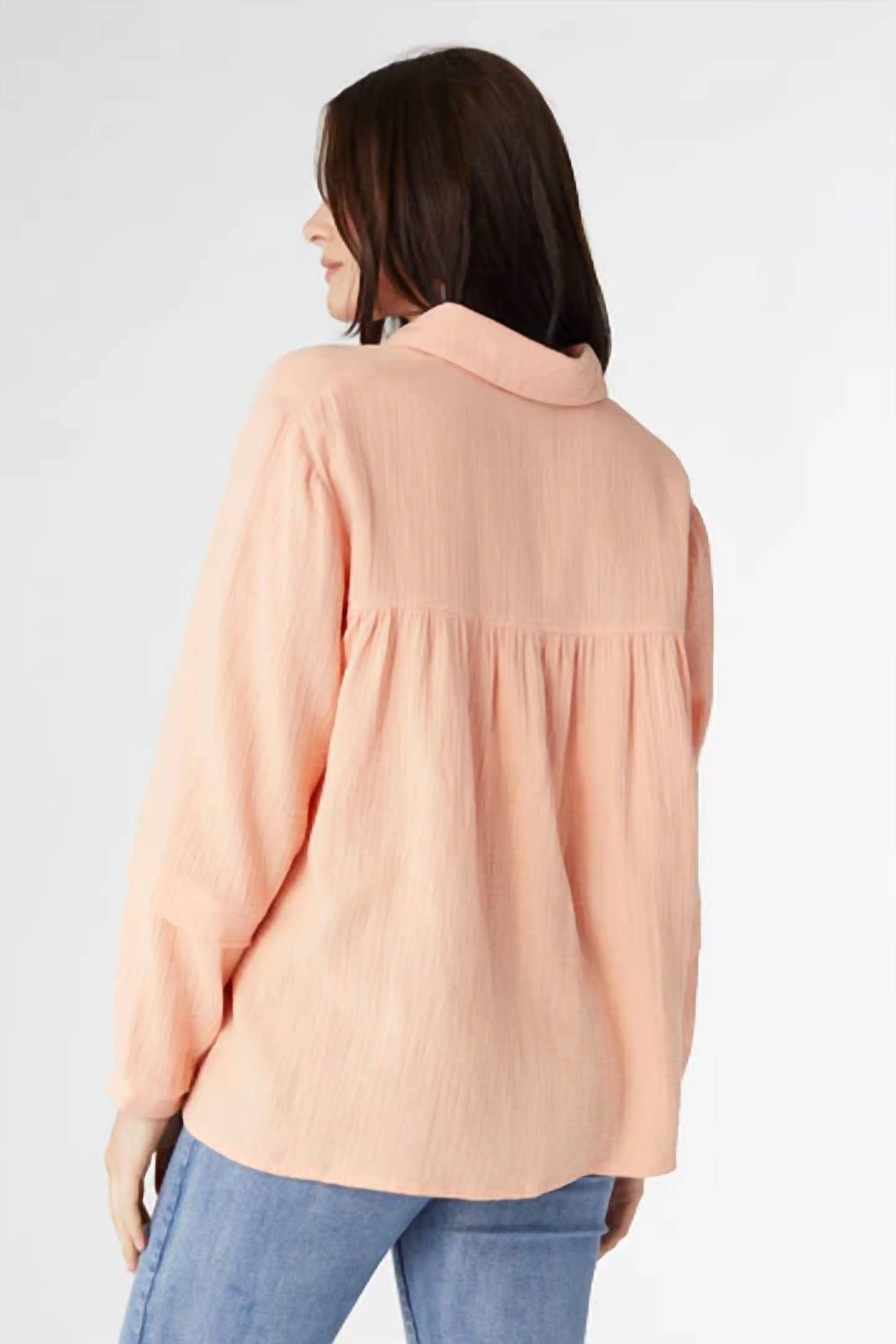 Coco + Carmen - Kacey Long Sleeve Soft Gauze Top