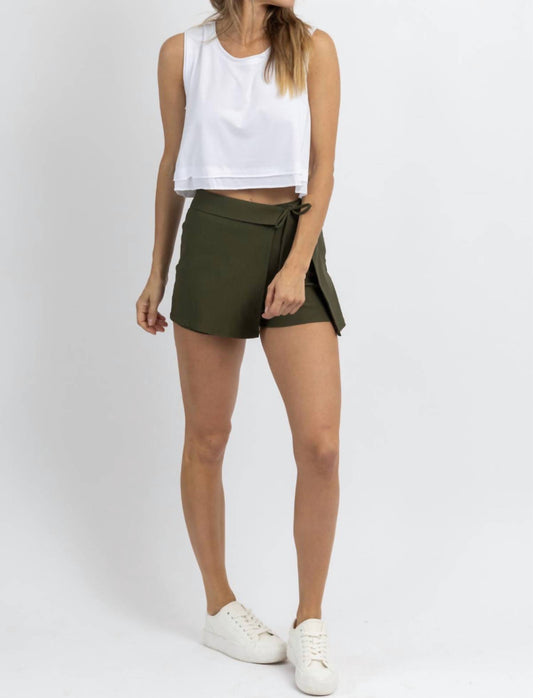 GIA SIDE TIE SKORT