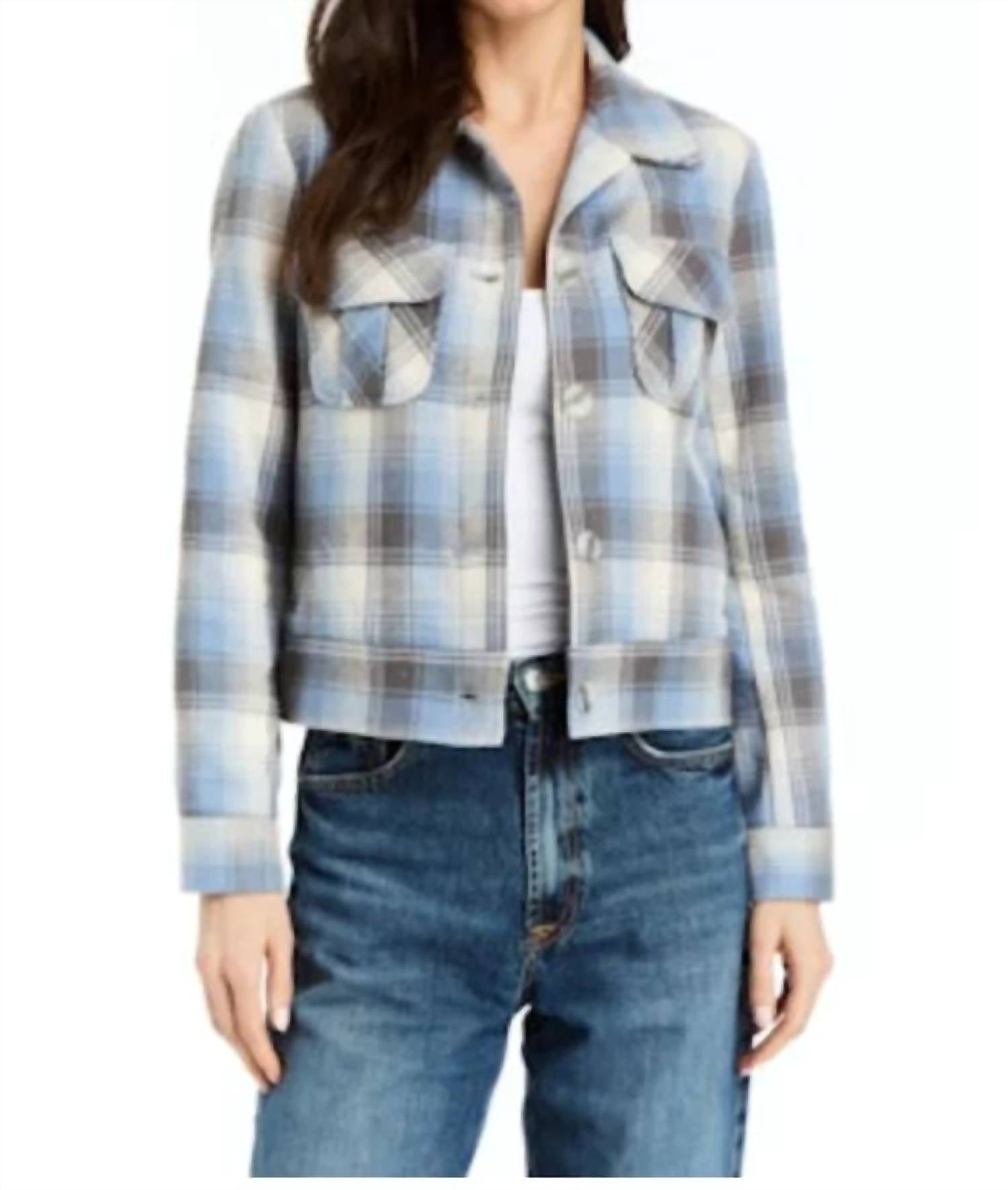 Drew - Maribel Plaid Cotton Jacket