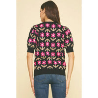 PINCH Amanda Knit Sweater in black - women's sweater - alternate view