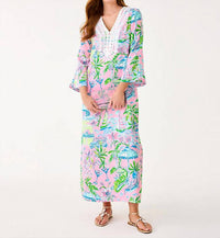Lilly Pulitzer - Ocleppo V-neck Maxi Caftan Dress