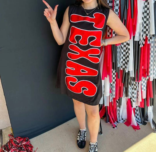 Queen Of Sparkles - TEXAS TECH TANK DRESS