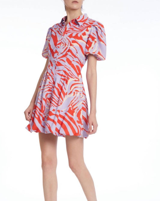 One33 Social - Zebra Fit & Flare Dress