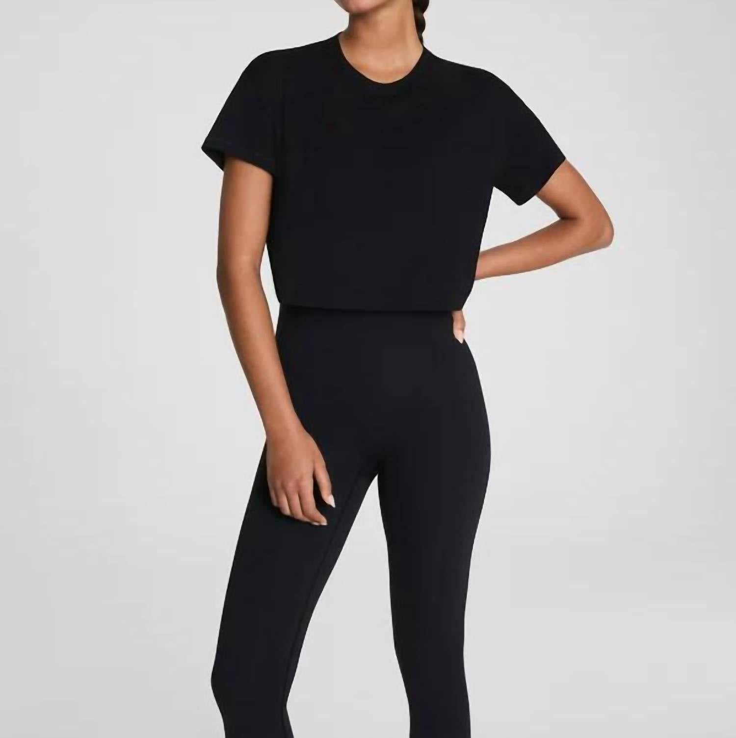Spanx - Cropped Short Sleeve Tee