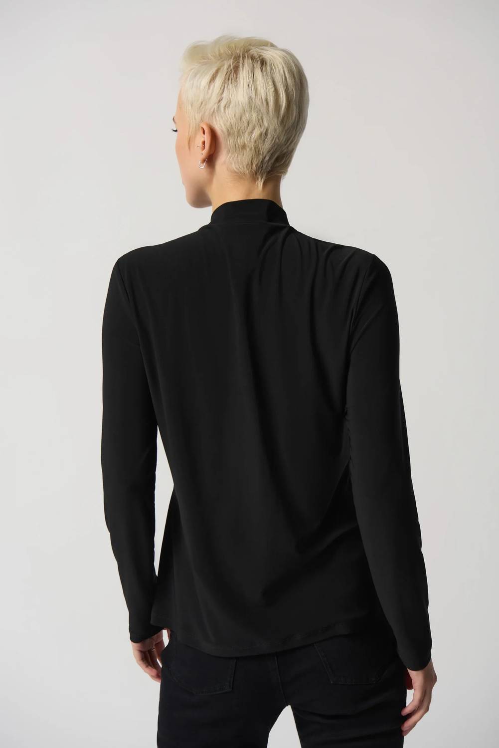 Joseph Ribkoff - Bracha Long Sleeve Bow Neck Top