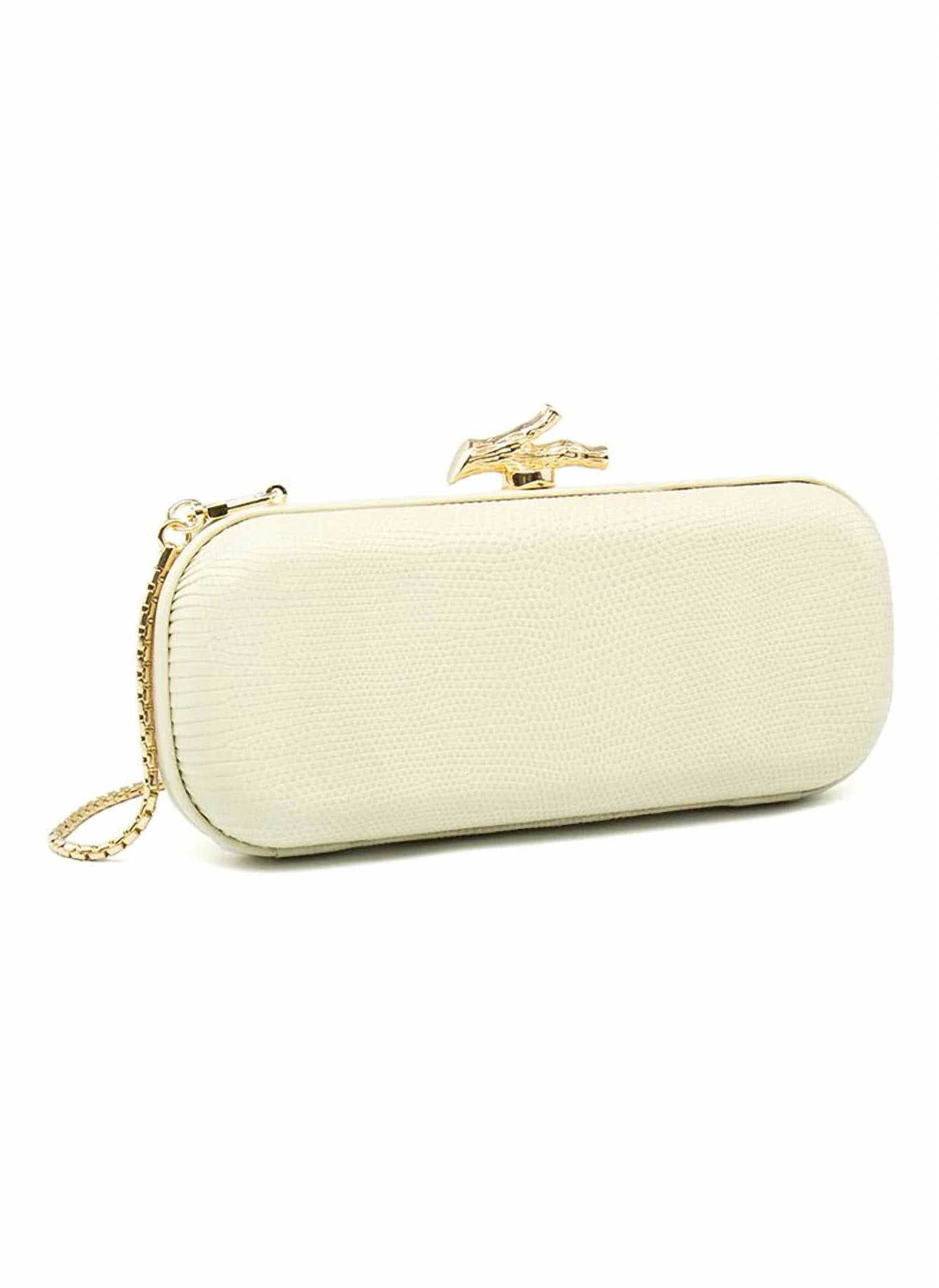 Maria Oliver - Women's Emilia Lizard Clutch Bag