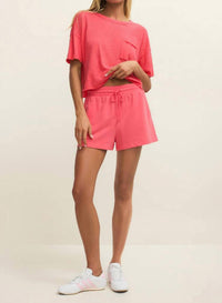 Z Supply Birdie Short in paloma - women's shorts