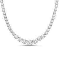 Diana M Jewels - Women's Round Lab-Grown Diamond Pendant Necklace (72.00 Ct) - Signature