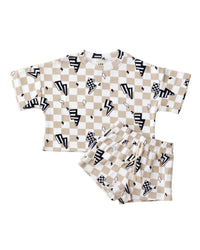 Lucky Panda Kids - Kids Retro Short Set