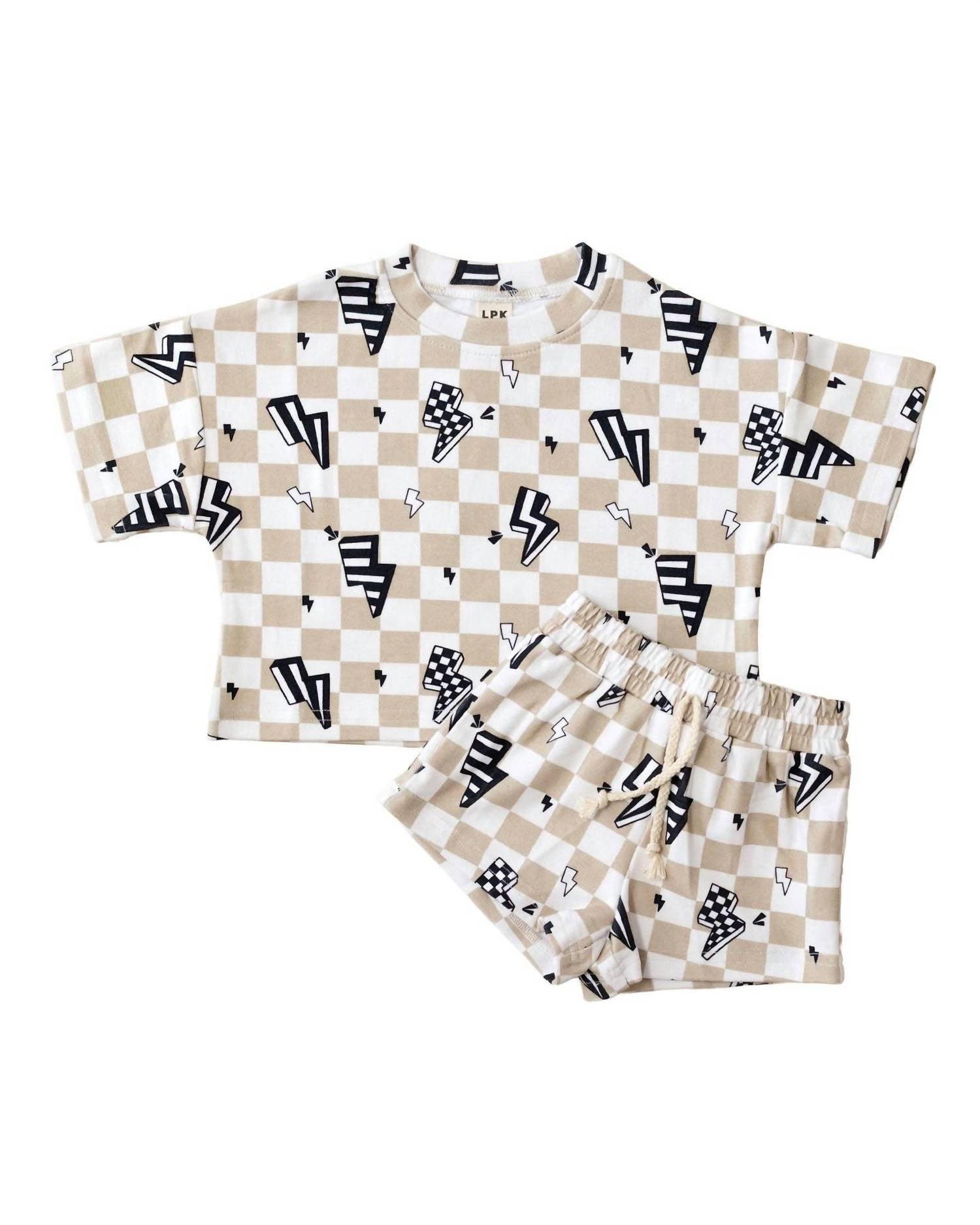 Lucky Panda Kids - Kids Retro Short Set
