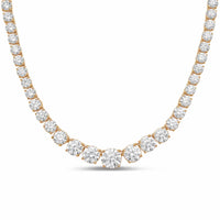 Diana M Jewels - Women's Round Lab-Grown Diamond Pendant Necklace (110.00 Ct) - Signature