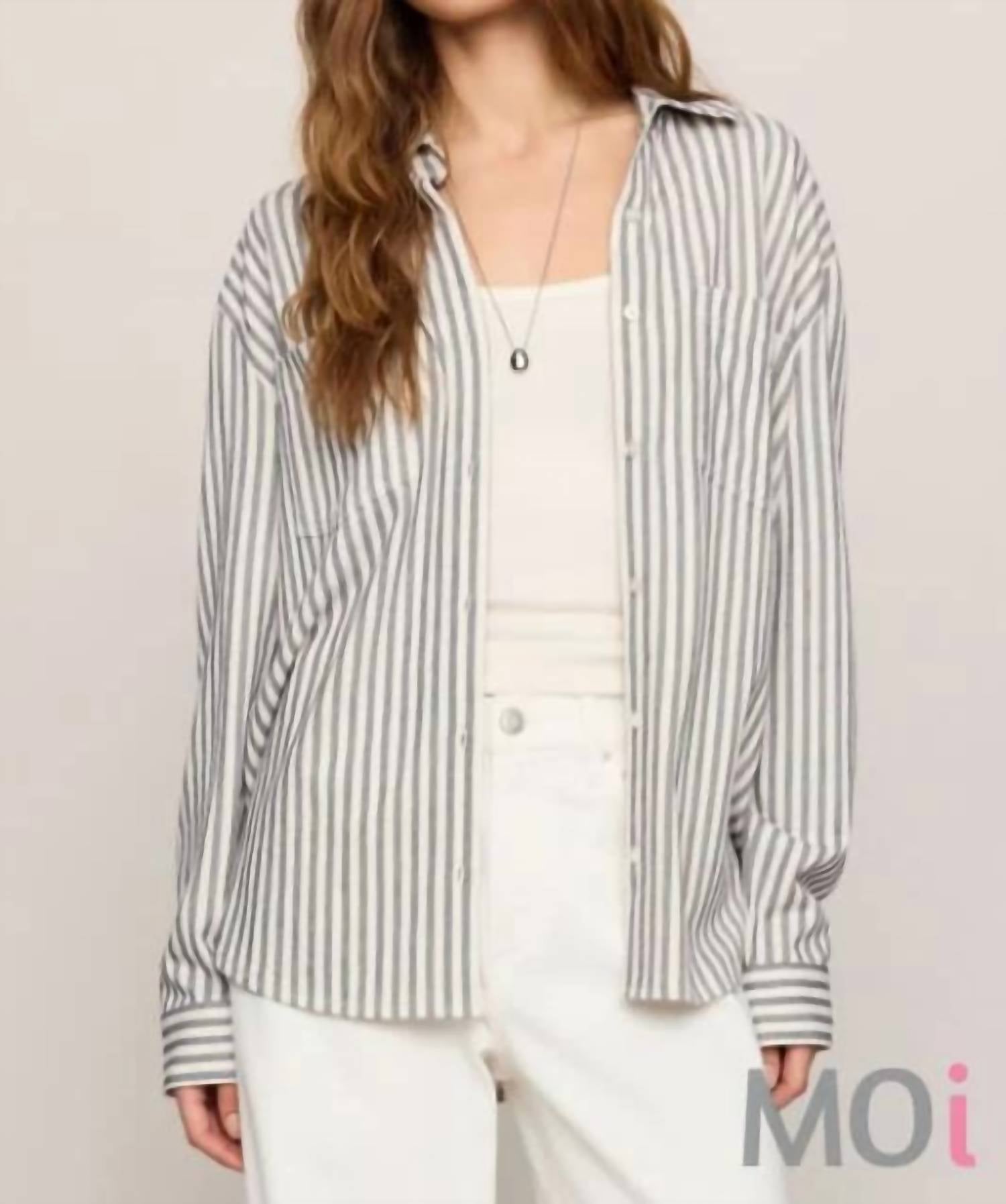 Z Supply - Reese Button Up Stripe Top