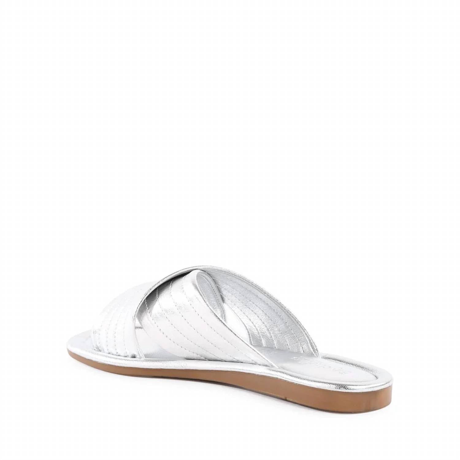 Seychelles WOMEN'S COURAGE SANDAL in silver - women's sandal - detail view