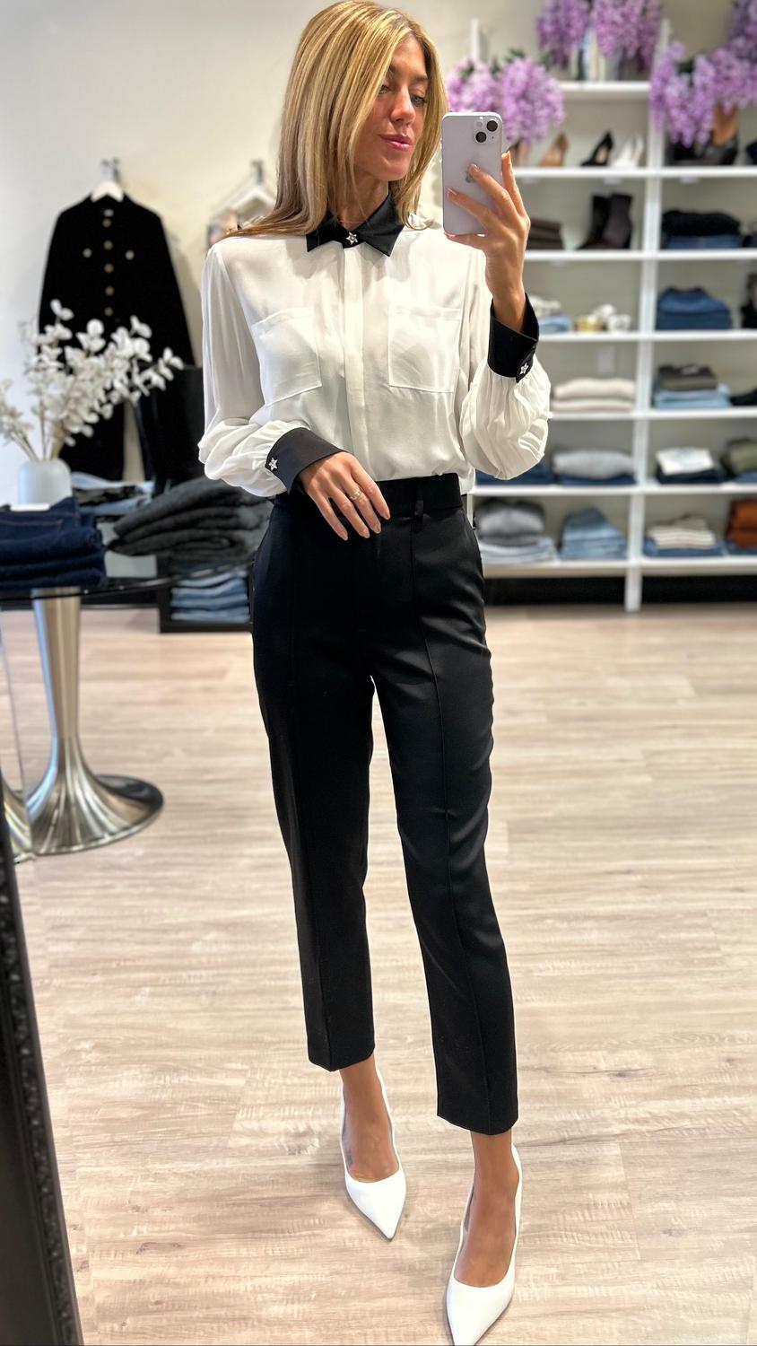 Generation Love - Denise Georgette Combo Blouse