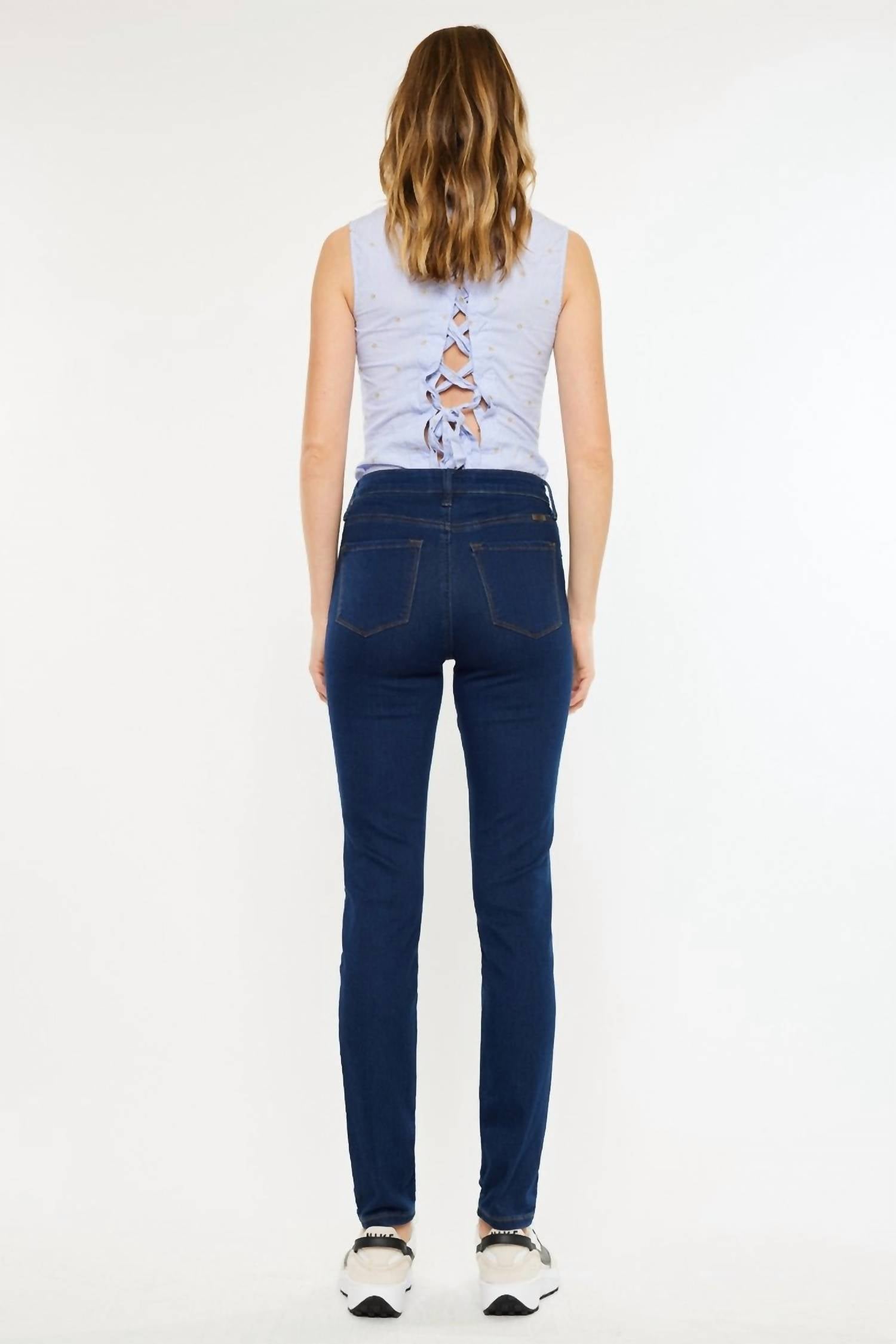 Kancan - High Rise Ankle Skinny Jeans