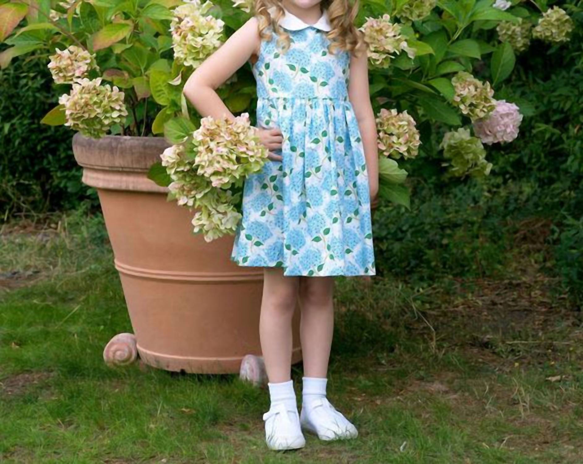 Rachel Riley - Hydrangea Peter Pan Collar Dress