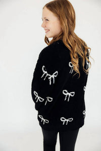 Mila & Rose - Bow Cozy Cardigan