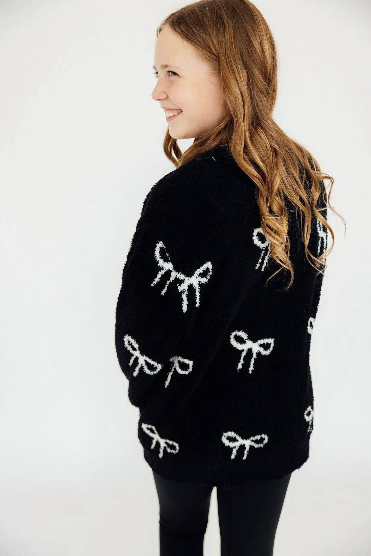 Mila & Rose - Bow Cozy Cardigan