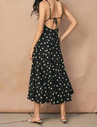 Mint Exclusives - Dolores Polka Dot Maxi Dress