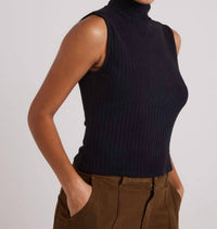 Bella Dahl - Ruby Sleeveless Mock Neck Top