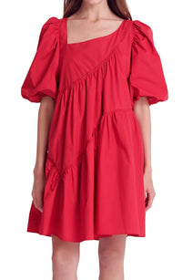 English Factory - Asymmetric Poplin Sadie Dress