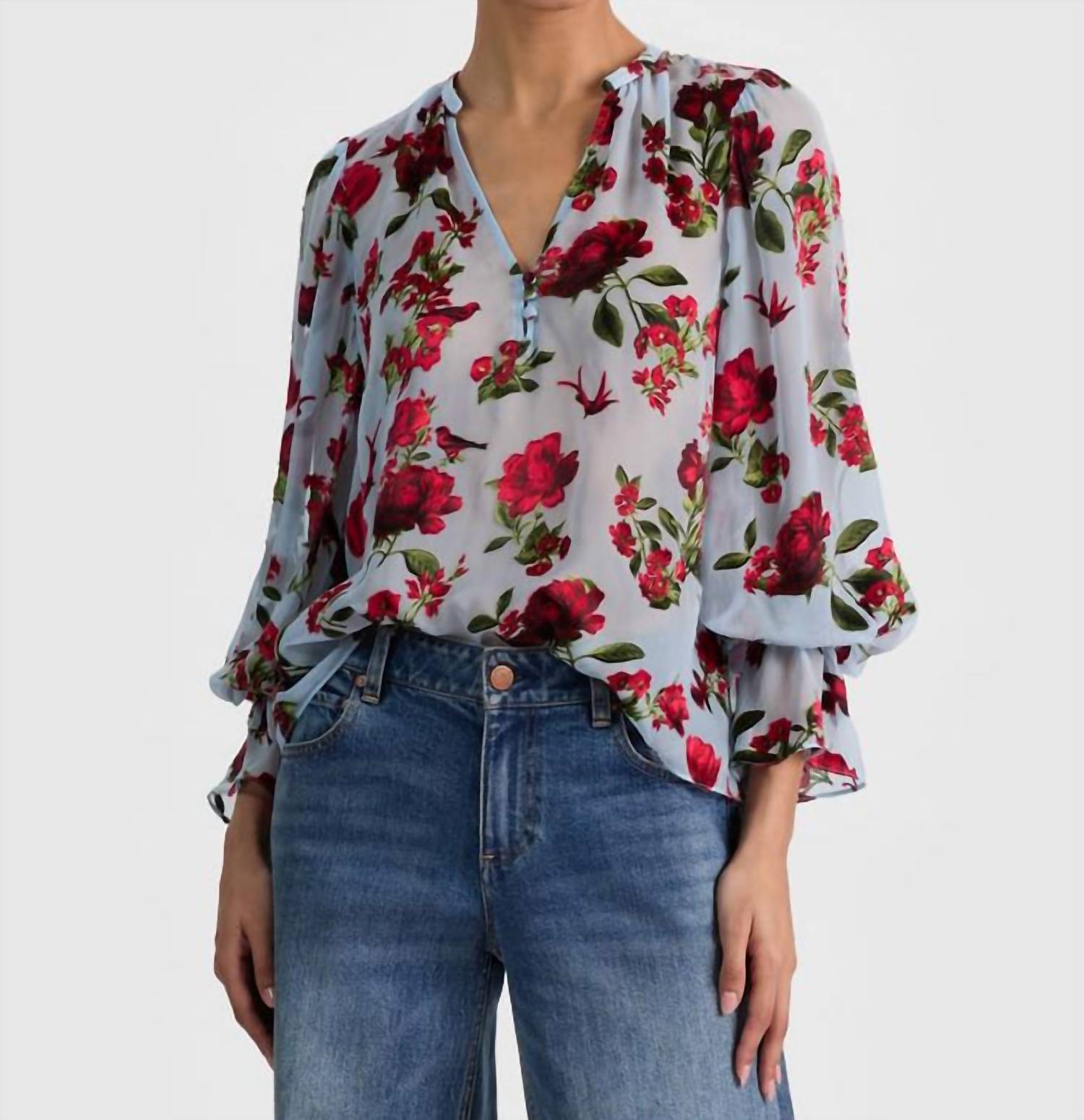 Alice + Olivia - Moranne Floral Blouse