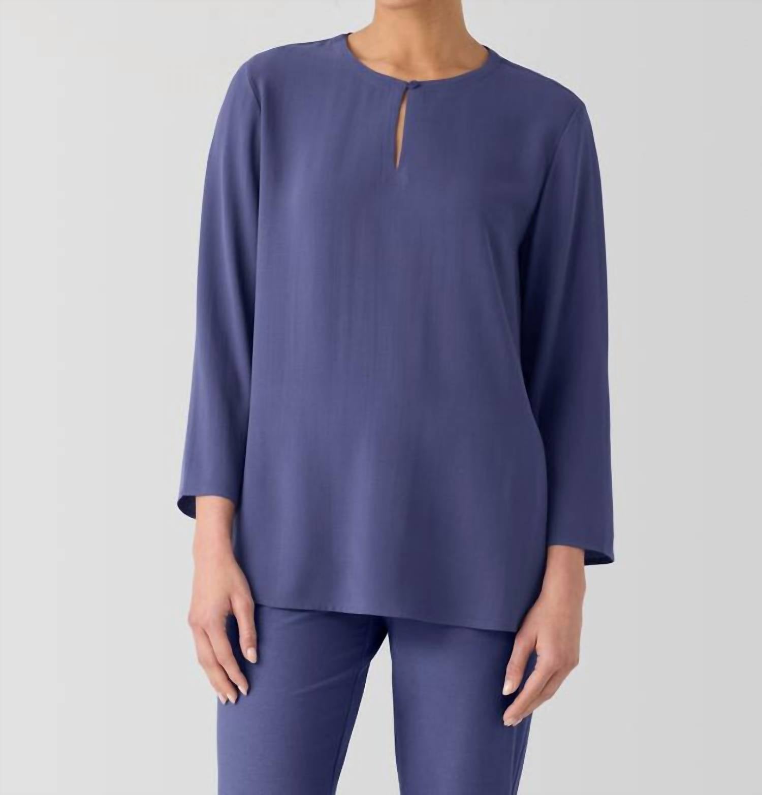 Eileen Fisher - Silk Round Neck Tunic