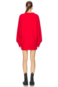 Norma Kamali - Oversized Raglan Sleeve Mini Dress