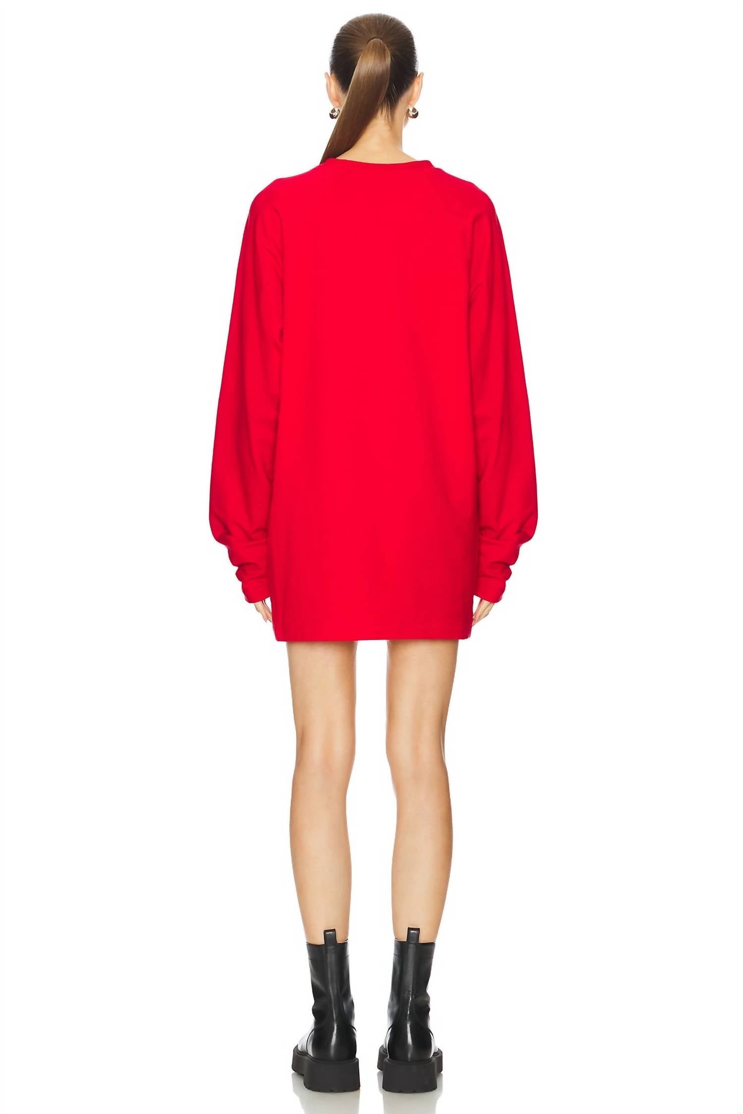 Norma Kamali - Oversized Raglan Sleeve Mini Dress