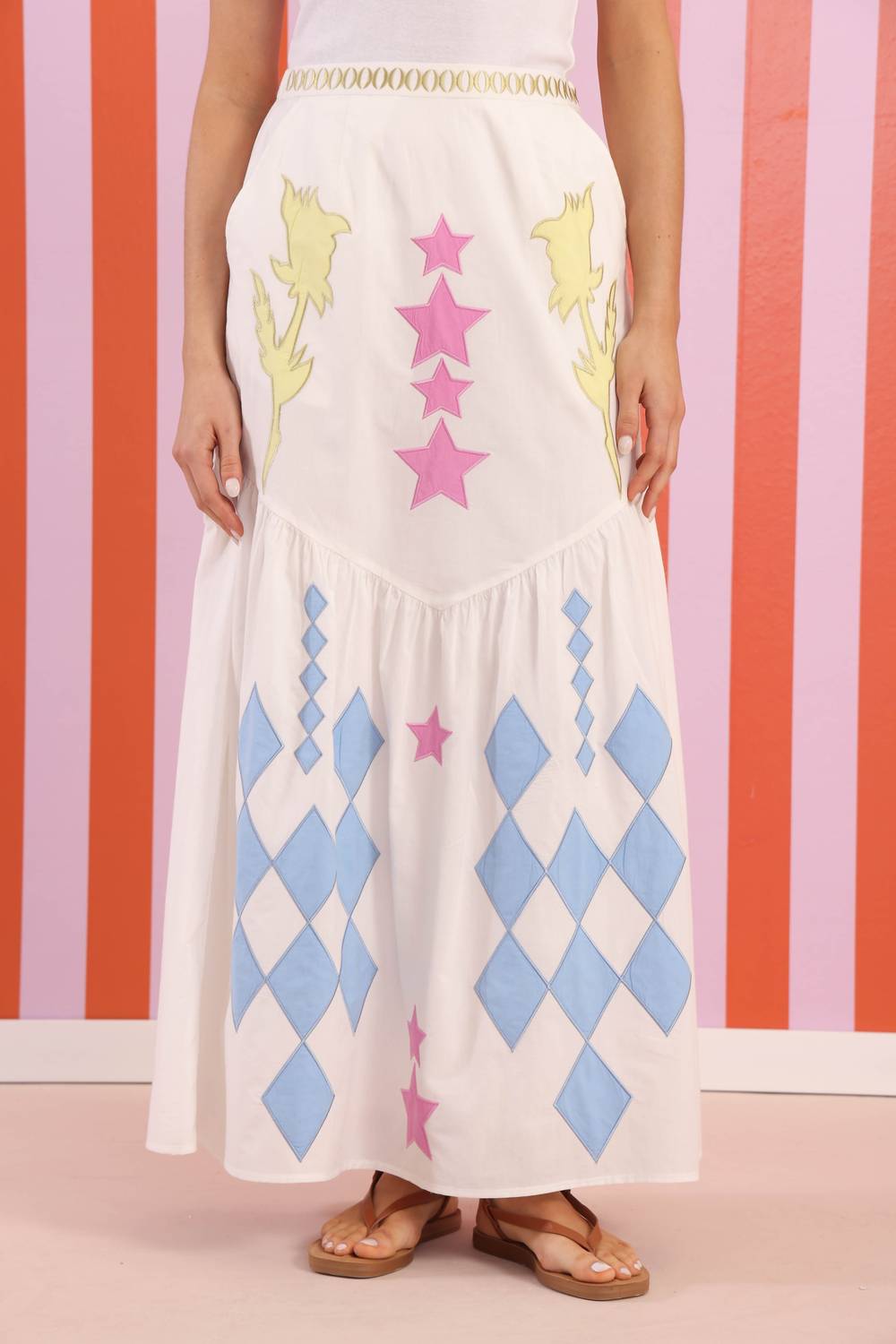 Vero Alfie - Women's Carrousel Maxi Skirt