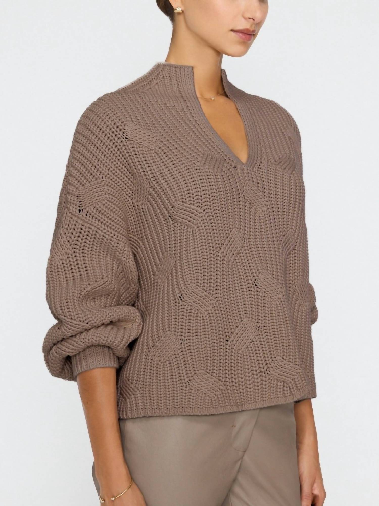Brochu Walker - Grayson Cable Pullover Sweater