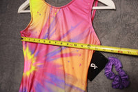 GK Elite Women's Choice Of Champions Gymnastics Cl Elite Leotard With Scrunnci in pink blue - women's swimwear - view 6