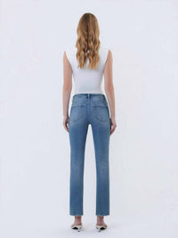 Vervet By Flying Monkey - Mid Rise Slim Straight Leg Jeans