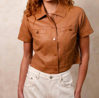 Central Park West - Chelsea vegan cropped jacket
