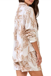 Tribal - Long Sleeve Button Front Blouse