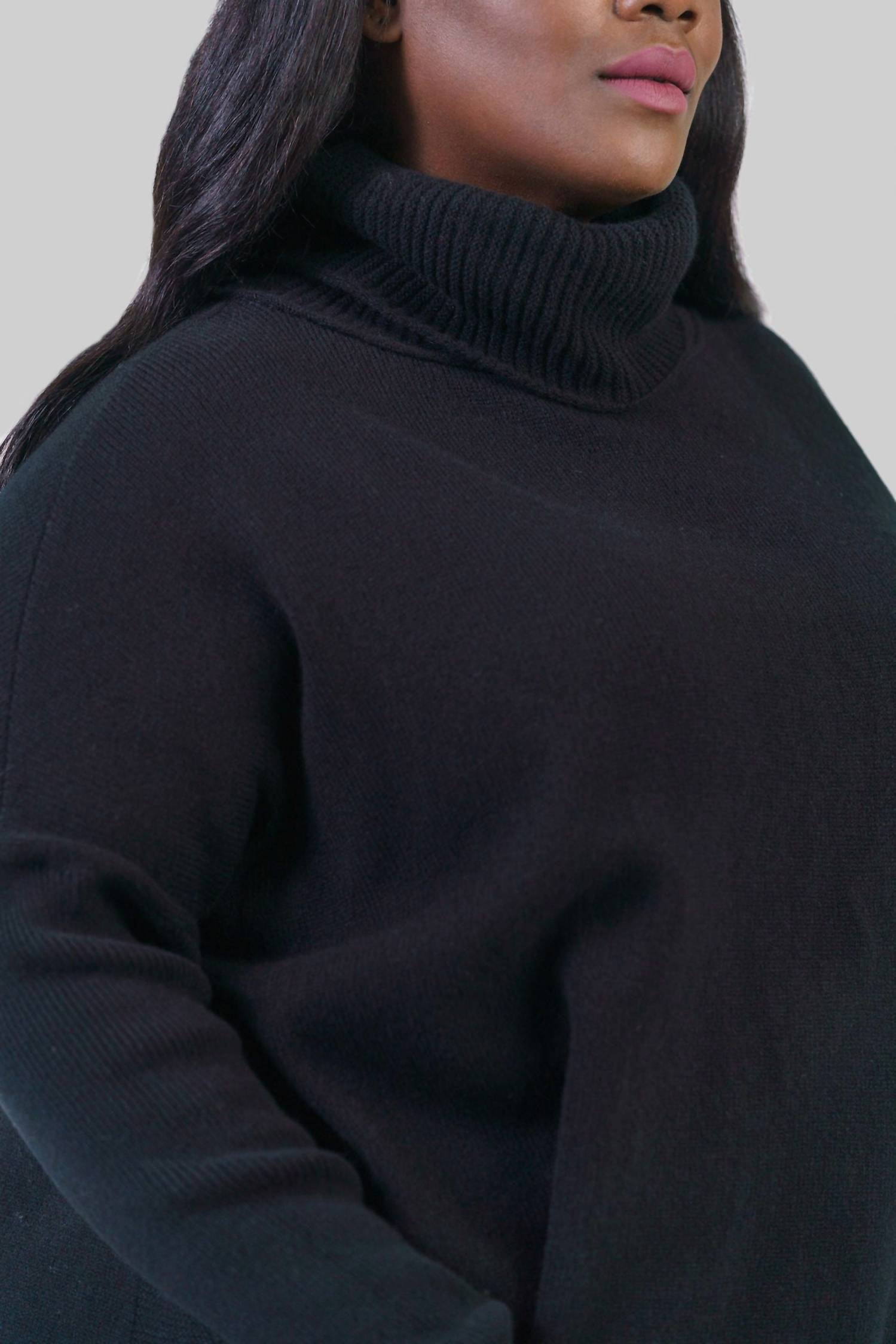 Maison Montagut - Clara Loose Fitting Turtleneck Sweater
