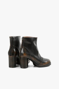 All Black - Women's Distressed Lady Ankle Boots