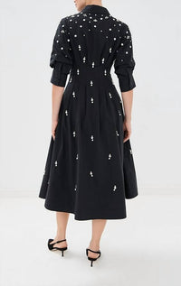 Simkhai - Jazz Embellished Pintuck Midi Dress