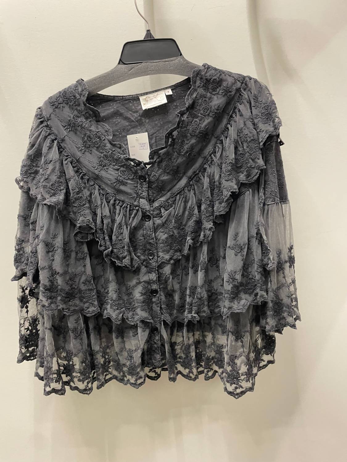 Paperlace - Women's Lacy Dream Button Blouse