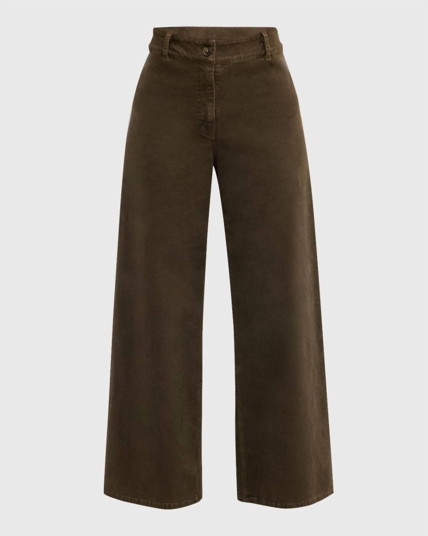 Nili Lotan - Megan Corduroy Mid-rise Wide Leg Pants