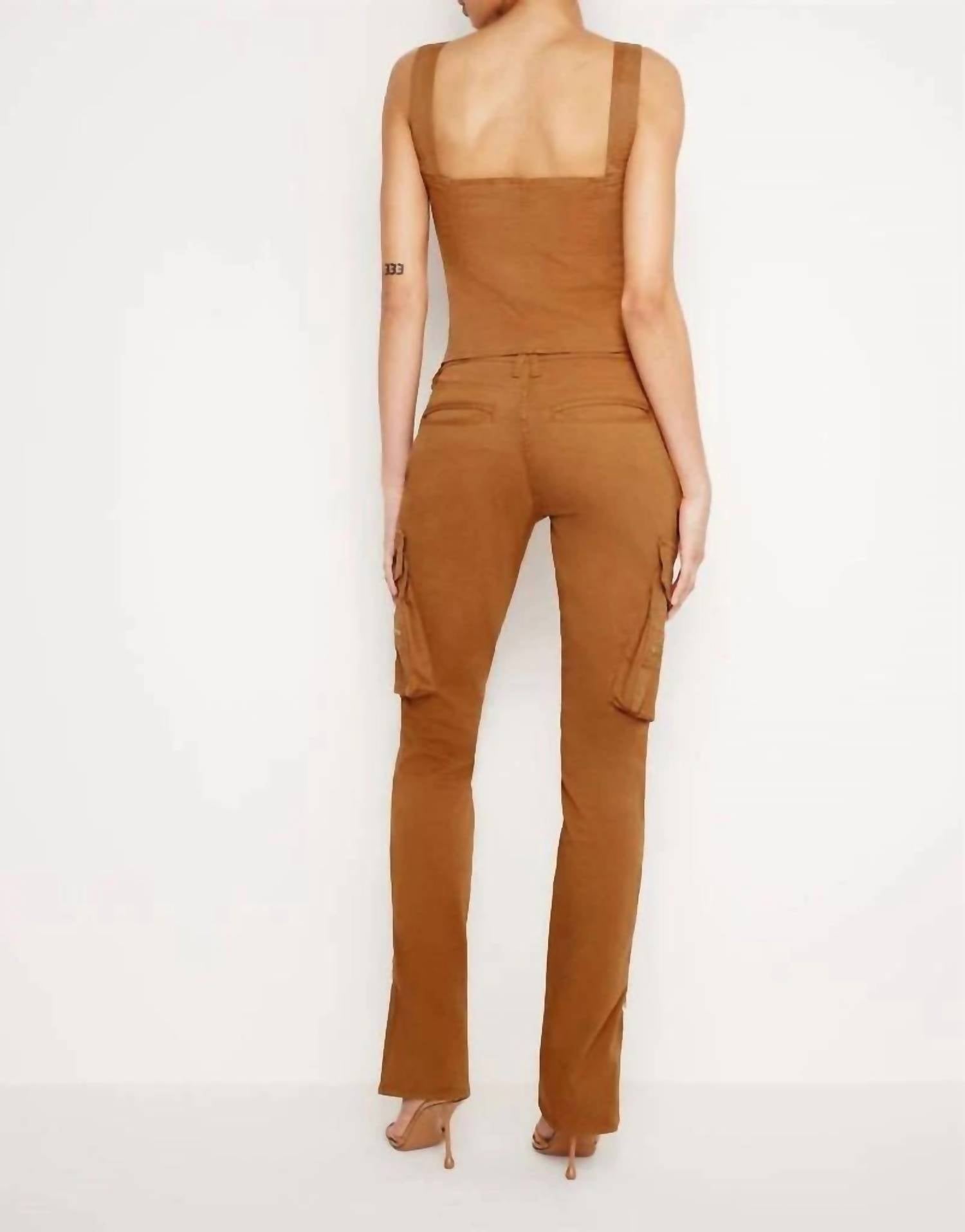 Good American - Twill Skinny Cargo Pants