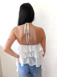 Pretty Garbage - The Bori Frill Halter Top