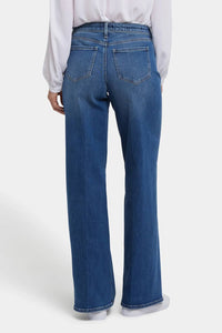 Nydj - Teresa Wide Leg Jeans With Contour Seams